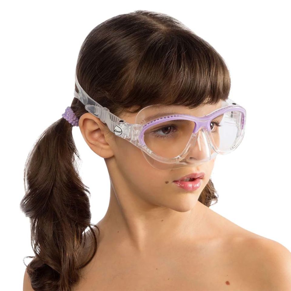 Cressi Moon Çocuk Yüzme ve Dalış Maskesi 5-10 YAŞ - CLEAR - LILAC