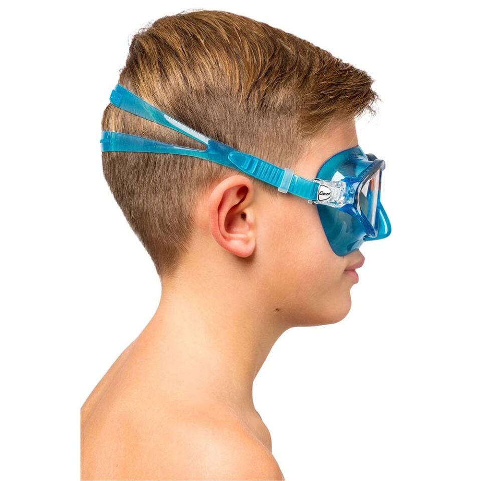 Cressi Moon Çocuk Yüzme ve Dalış Maskesi 5-10 YAŞ - BLUE - ORANGE