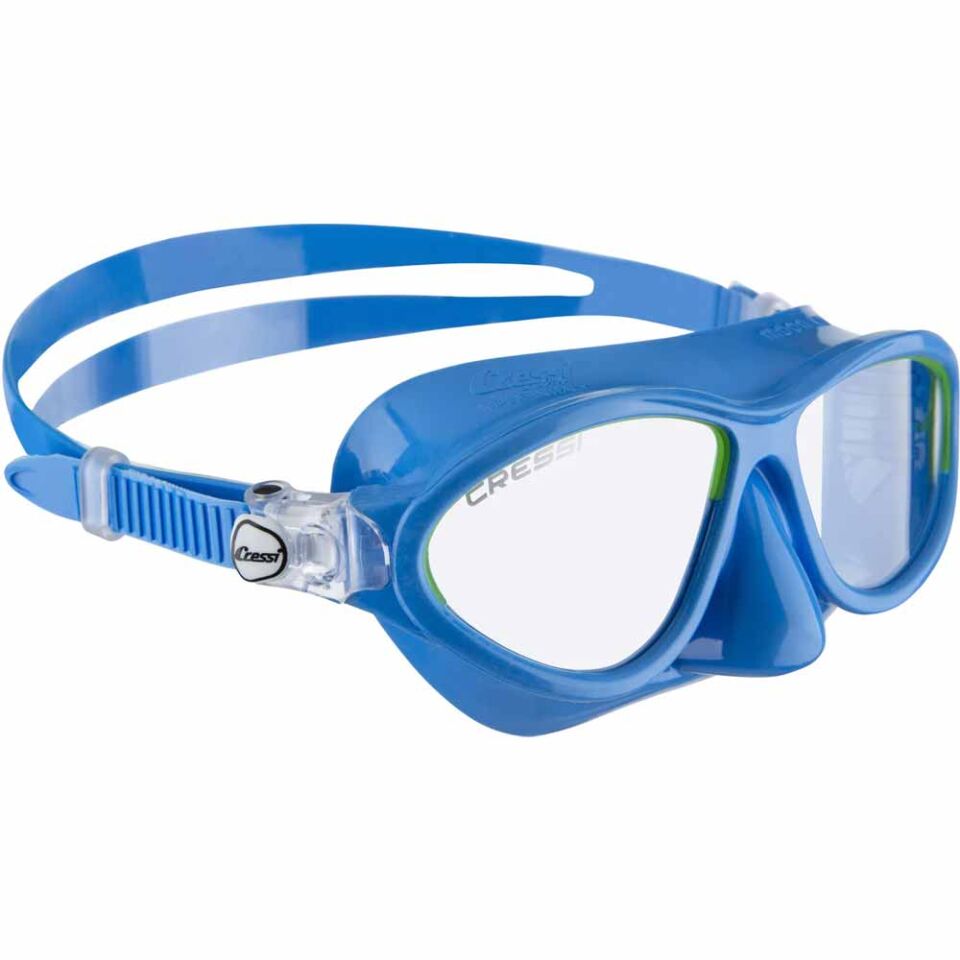Cressi Moon Çocuk Yüzme ve Dalış Maskesi 5-10 YAŞ - BLUE - LIME
