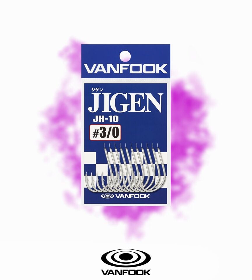 VANFOOK JH-10 JIGEN SILVER 10P #3/0