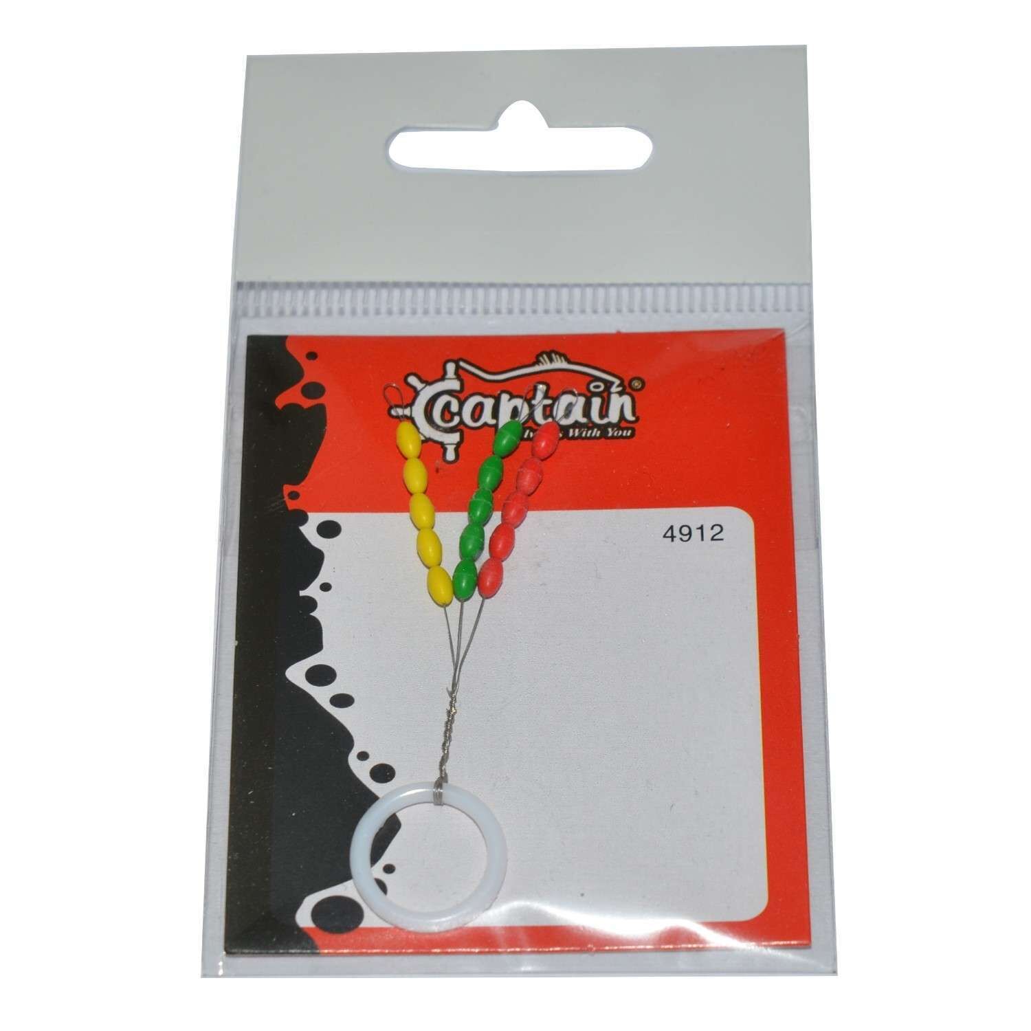 Captain 4912 Stoper 3x5li Paket Renkli Silikon Stopper Standart - M