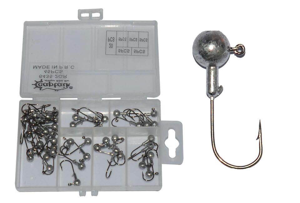 Captain 6435 Compact Eco Kutulu Jig Head Seti