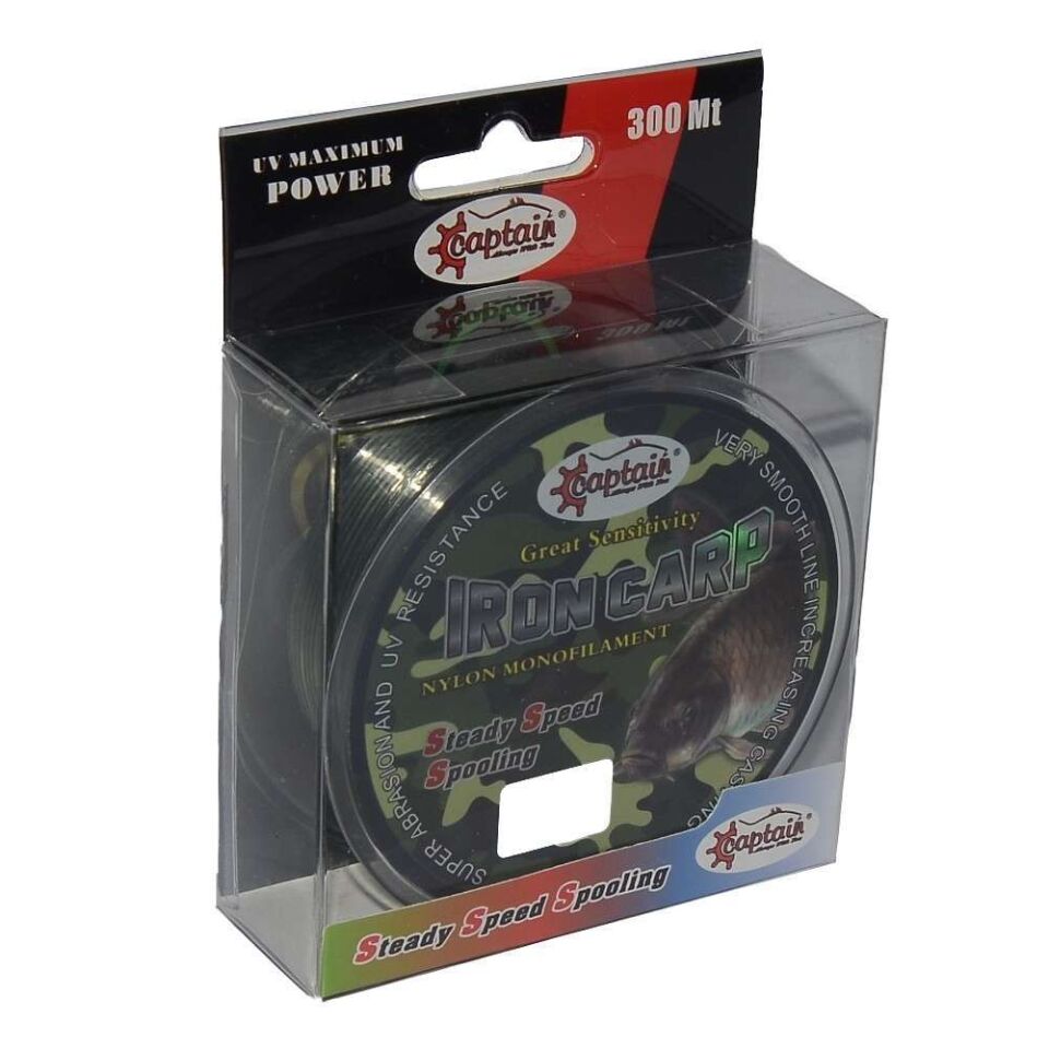 Captain İron Carp 300mt Monofilament Misina Kamuflaj Standart - 0.50 MM