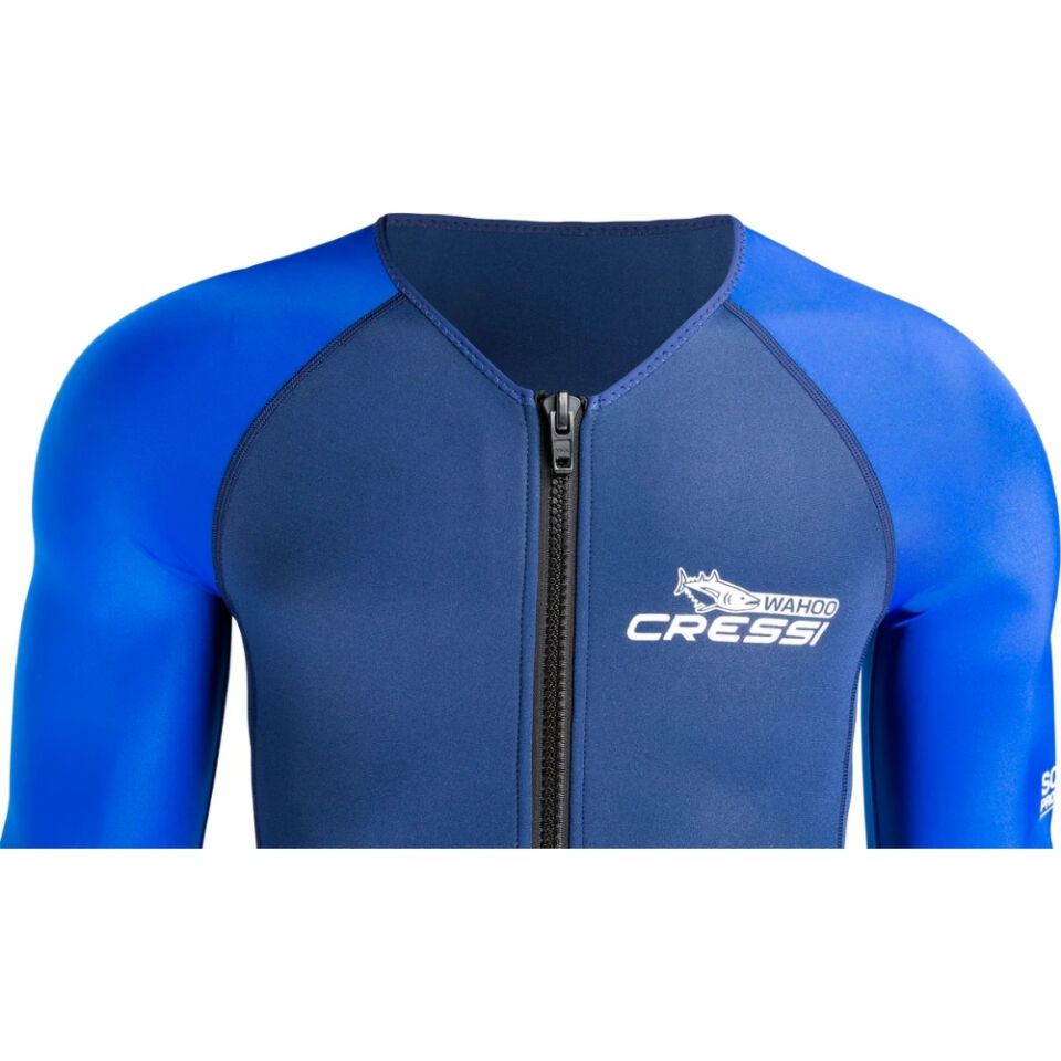 Cressi Wahoo Man Yüzme ve Dalış Elbisesi S - 2 / 2MM - BLUE-LIGHT BLUE