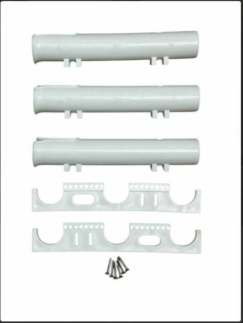 PLASTİK KAMIŞ YUVASI 3 LÜ BEYAZ