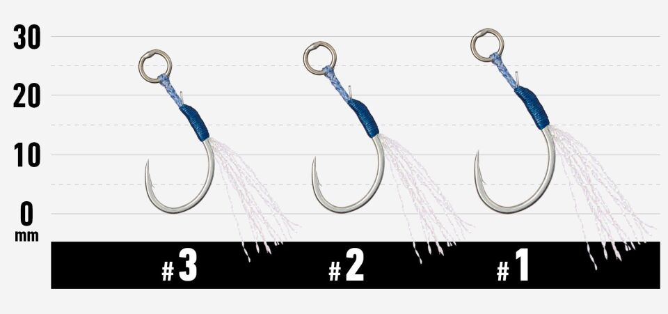 VANFOOK MJ-04 MICRO JIG TINSEL ASSIST 0.5CM 2P #3