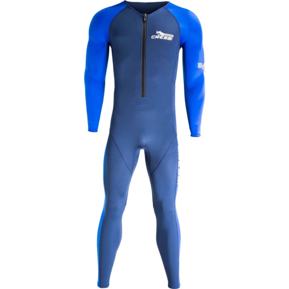 Cressi Wahoo Man Yüzme ve Dalış Elbisesi L - 4 / 2MM - BLUE-LIGHT BLUE