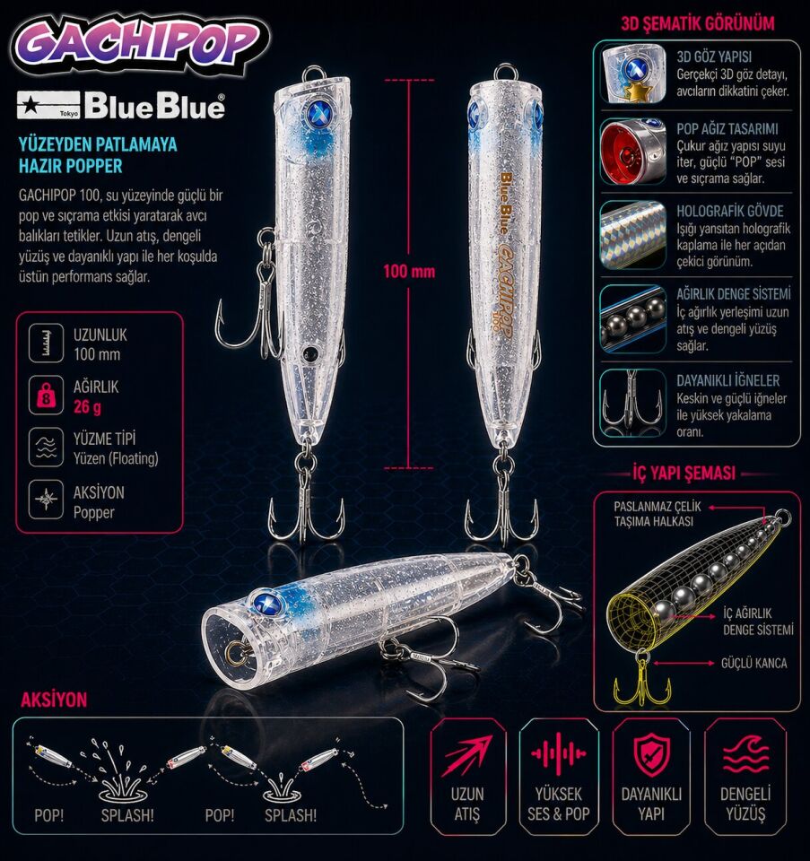 GACHIPOP 100 POPPER 26G #05