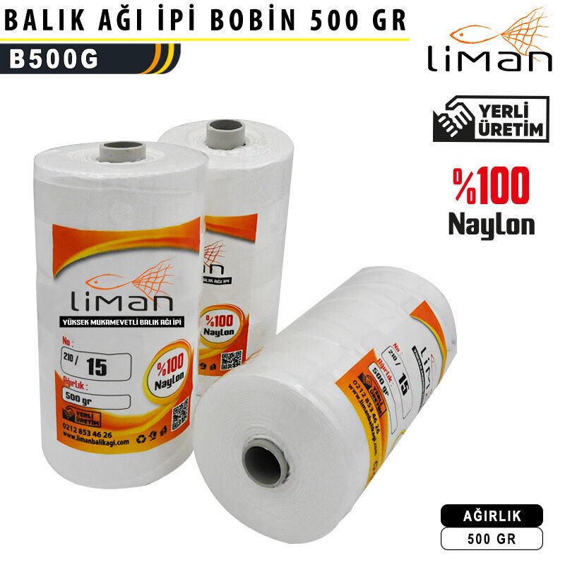 Liman Ağ İpi Bobin 500 Gr
