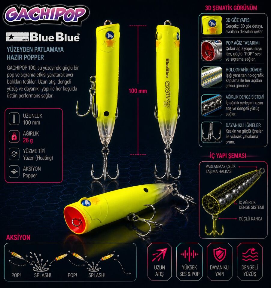 GACHIPOP 100 POPPER 26G #07