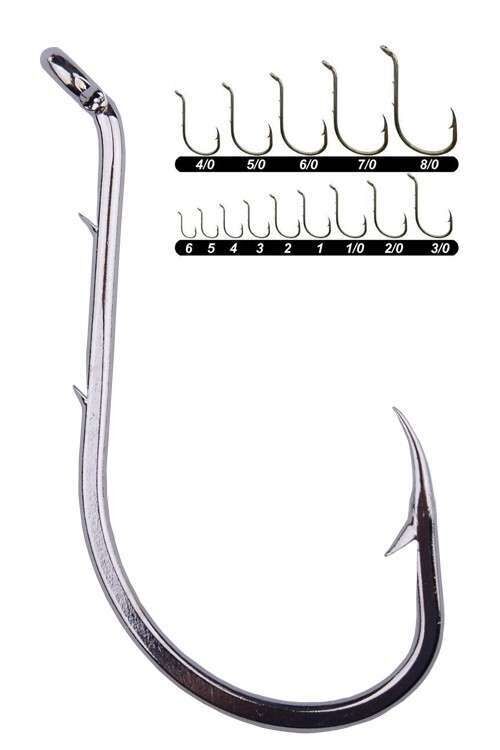 Youvella 1354 Delikli Tırnaklı Papağan Olta İğnesi 100lü Kutu Nikel