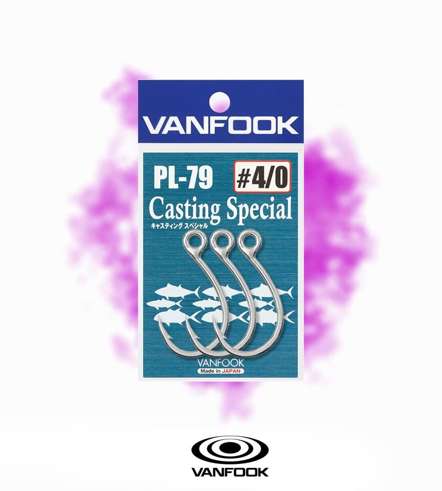 VANFOOK PL-79 CASTING SPECIAL SILVER 4P #4/0