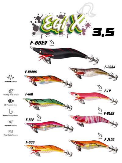 Fujin EgiX 3.5 20gr Kalamar Zokası F-BDEV