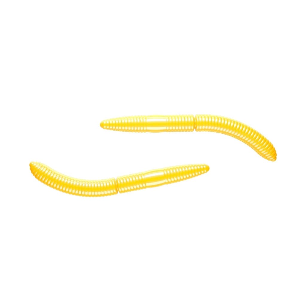 Libra Lures Fatty D’Worm Suni Yem 65MM - 007 - YELLOW
