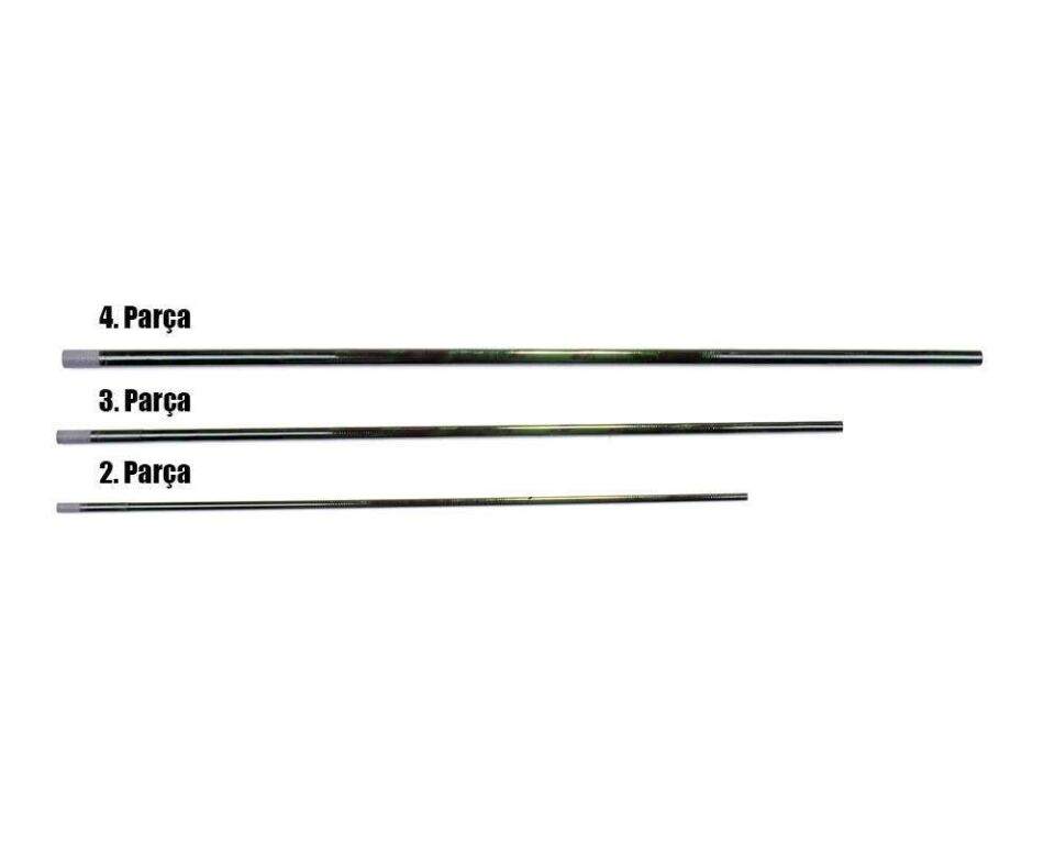 Captain 1500 Camelon Teleskobik Kamış Yedek Parça 300cm Standart - 3.PARÇA
