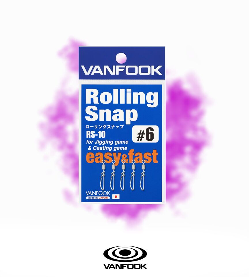 VANFOOK RS-10 ROLLING SNAP SILVER 4P #6
