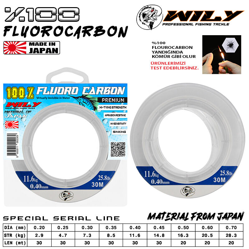 Wily Trout  Fluoro Carbon Misina