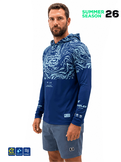 Fujin Pro Angler S26 Hooded Izohips Blue Mint