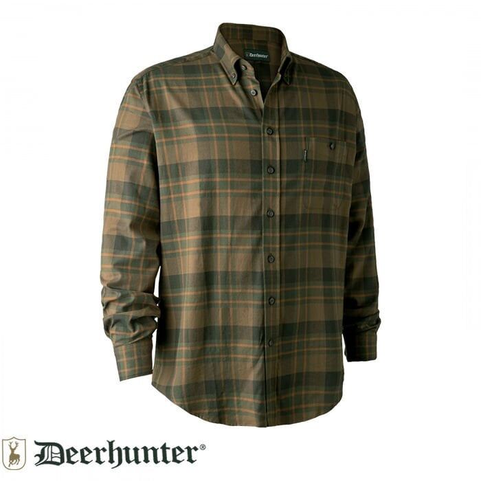DEERHUNTER Kyle Yeşil Kareli Gömlek 39/40