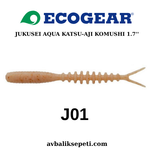 ECOGEAR JUKUSEI AQUA  KATSU-AJI KOMUSHI 1.7'' J01