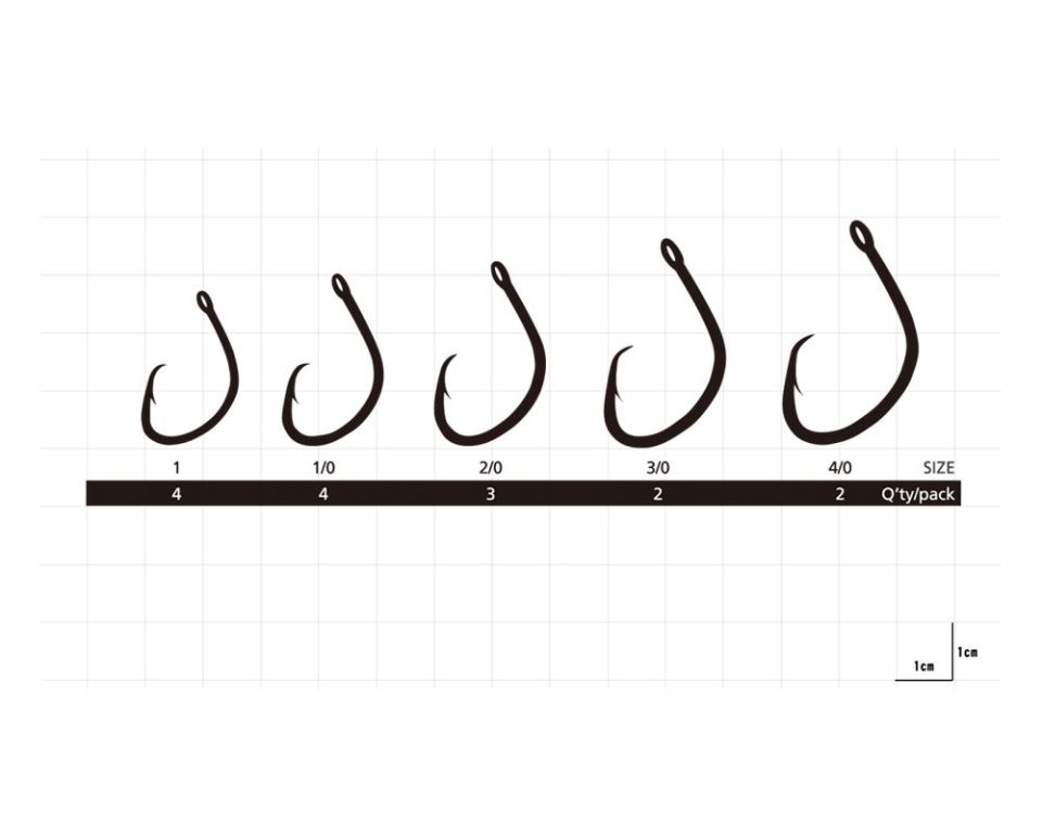 Hayabusa HCRL 187 Circle Delikli Sinarit İğnesi Black Nikel