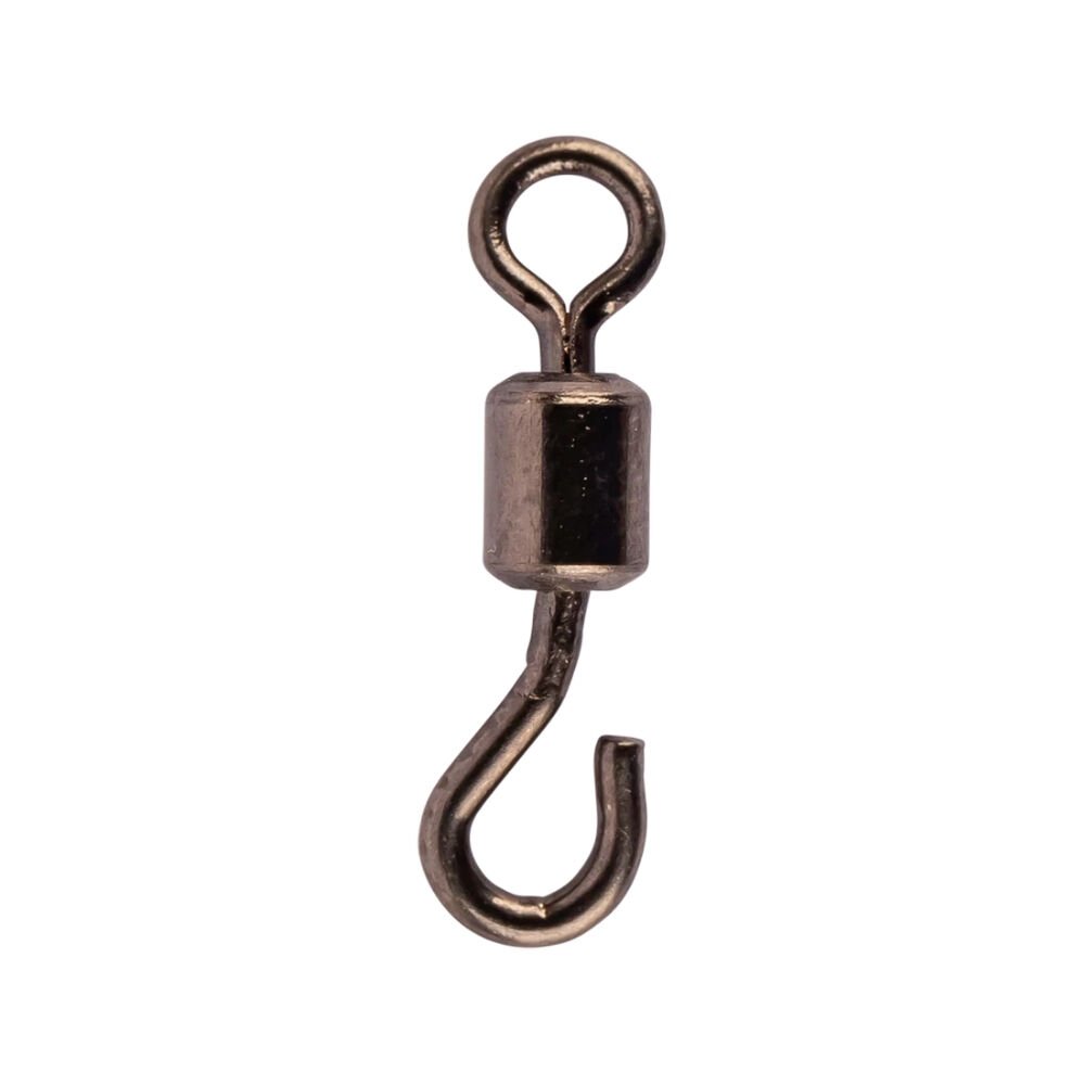 Mustad Open Eye Rolling Swivel DLT03 Fırdöndü BLACK - NO:4 - 10LU