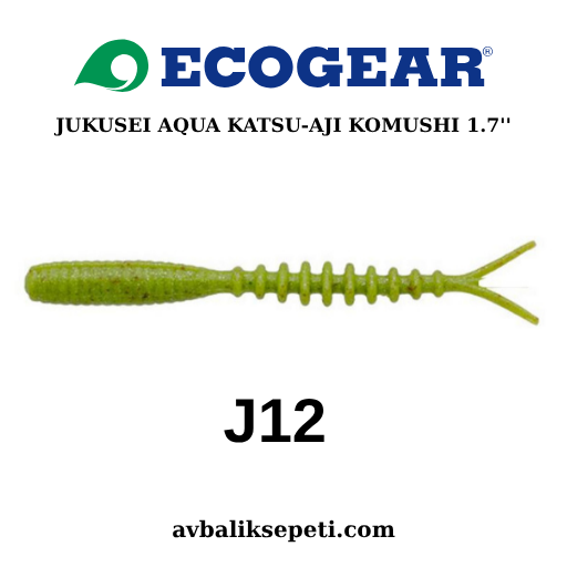 ECOGEAR JUKUSEI AQUA  KATSU-AJI KOMUSHI 1.7'' J12