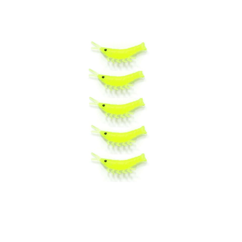 Captain 3051 Silikon Karides 35cm Suni Yem 5li Paket 001