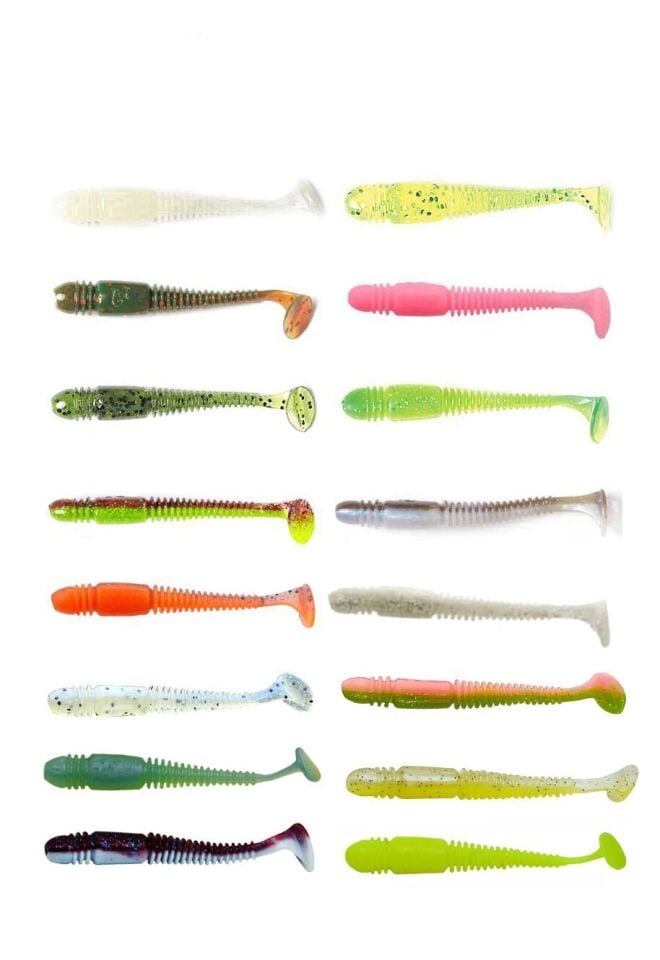 Lucky John Tioga 3.4'' (8.64 cm) 6P Silikon Yem