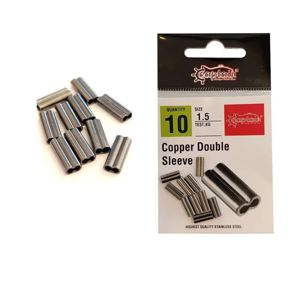 Captain 5130 Çelik Tel Sıkıştırma Burcu Double 10lu Paket Black Nikel