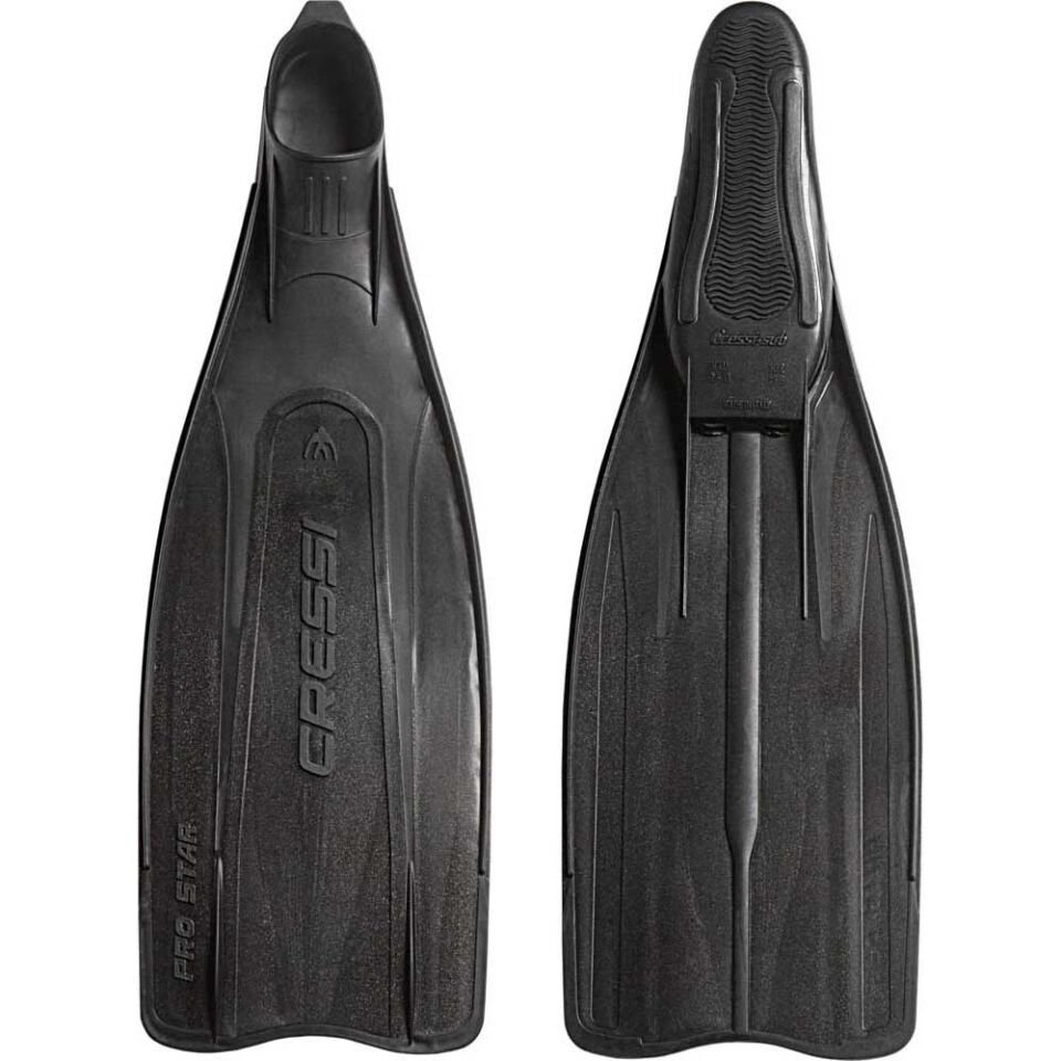 Cressi Pro Star Dalış Paleti BLACK - NO:45-46