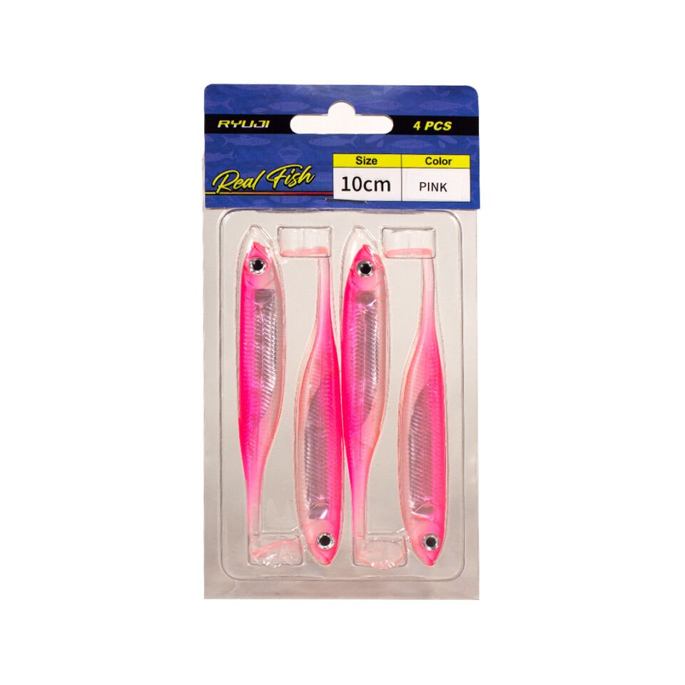 RYUJI REAL FISH 10CM, 4PCS