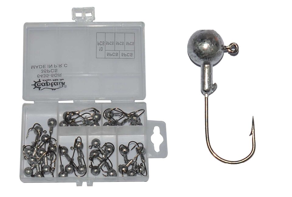 Captain 6435 Compact Eco Kutulu Jig Head Seti Standart - 5GR-35ADET