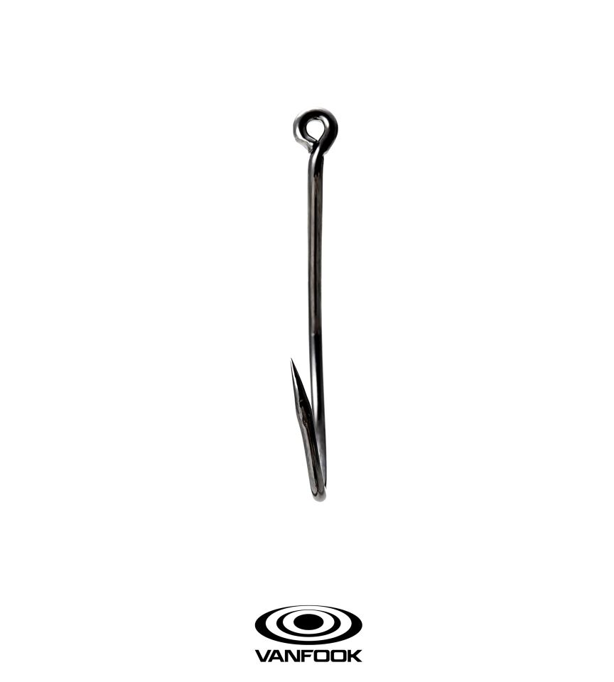 VANFOOK RINGED BEAK NS BLACK 3P #6/0