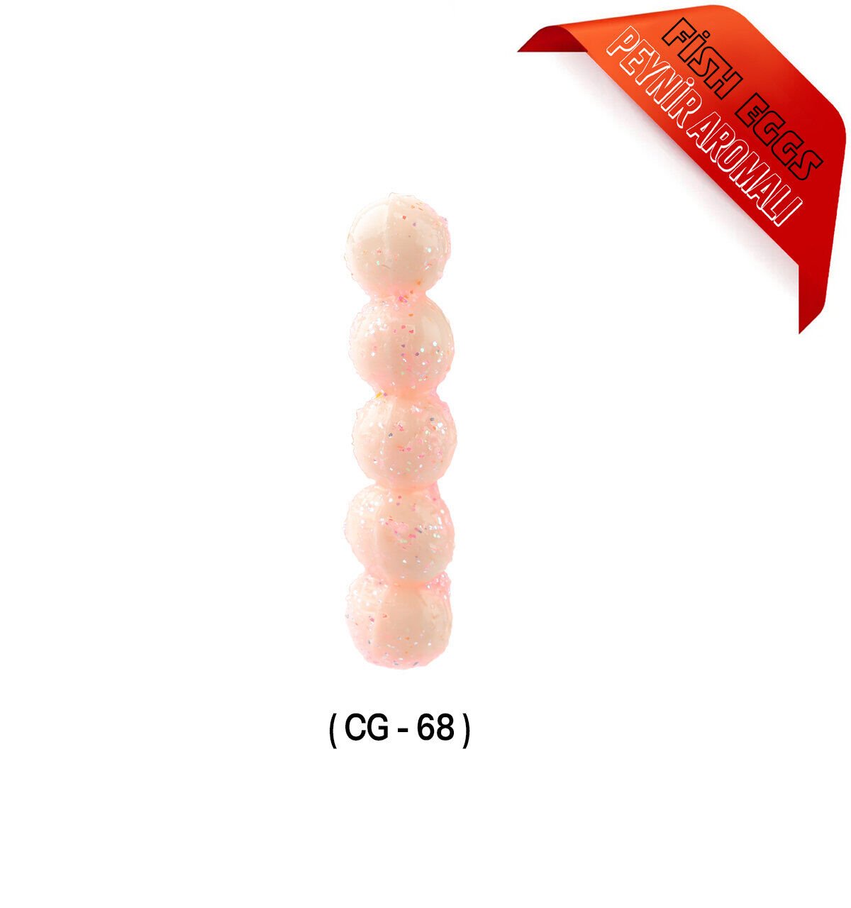 SPIINX FISH EGGS 10MM 25P CHEDDAR CANDY GLITTER 68