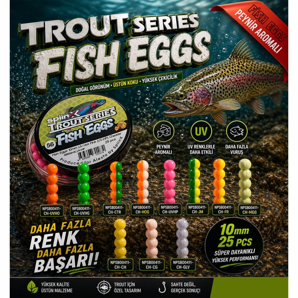 SPIINX FISH EGGS 10MM 25P CHEDDAR CITRUS 54