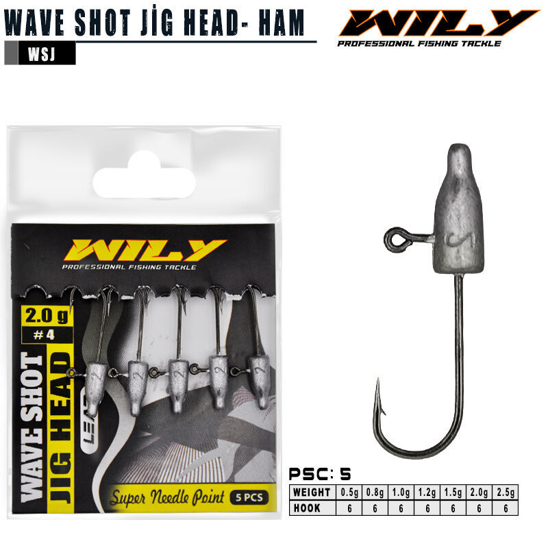 Wily Wave Shot Jighead