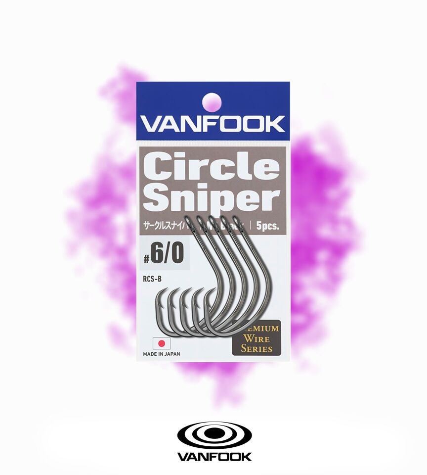 VANFOOK RCS-B CIRCLE SNIPER NS BK 5P #6/0