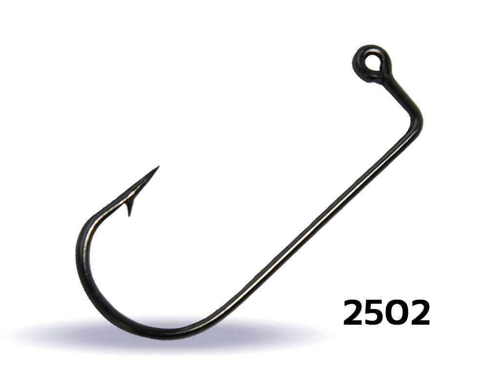 Youvella 2502 Jig Head İğnesi Delikli Uzun 100lü Kutu Black Nikel Standart