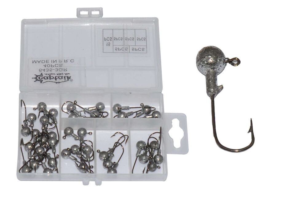 Captain 6435 Compact Eco Kutulu Jig Head Seti Standart - 14 GR-20AD