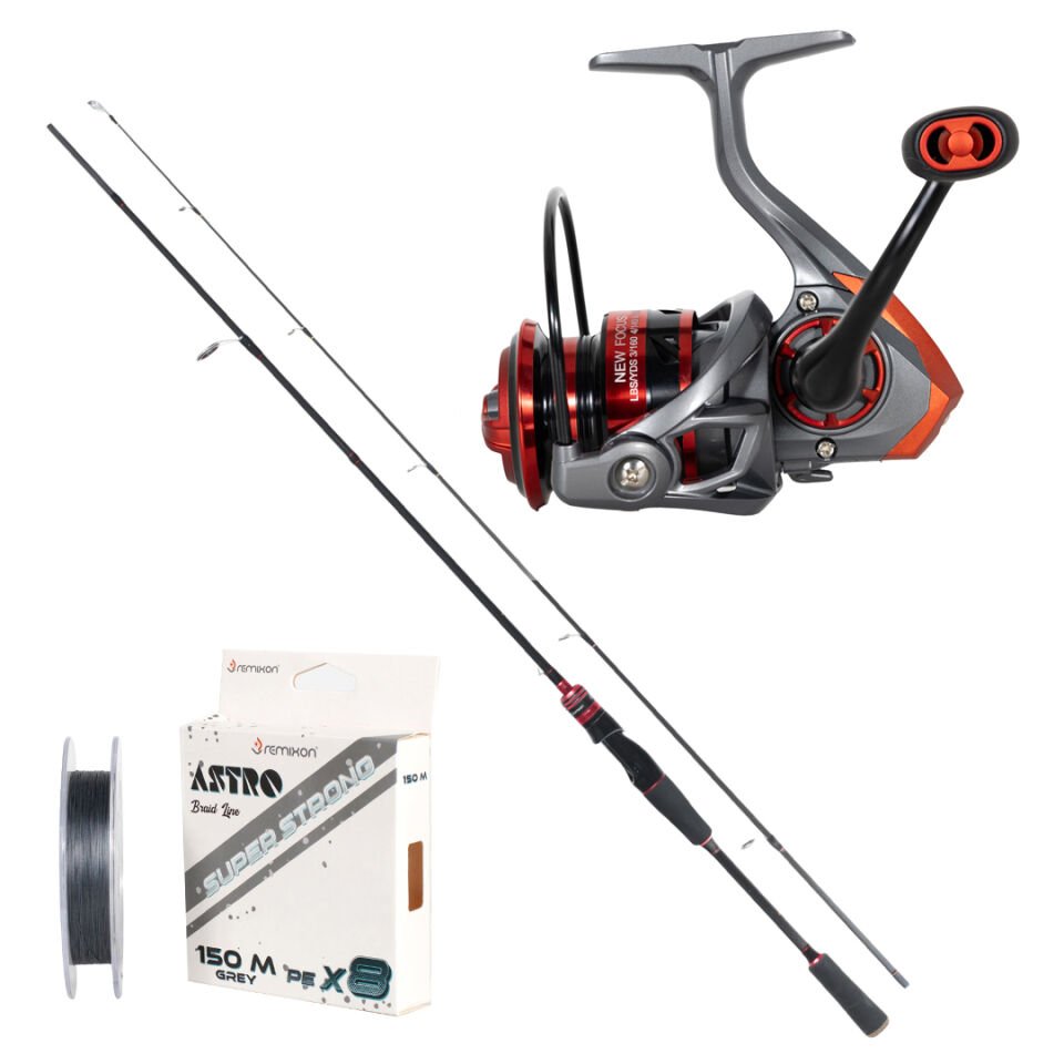 REMIXON FOCUS RD 2.70M 5-35GR 2P KAMIŞ+RD4000M 5+1BB MAKARA, SET