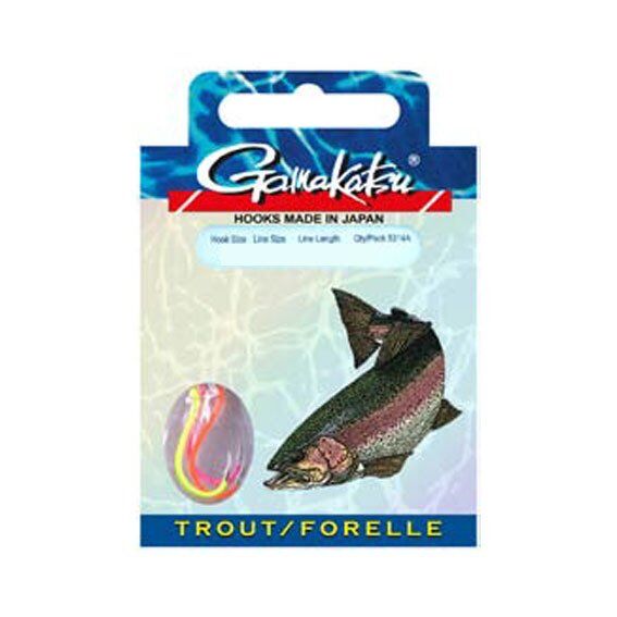 GAMAKATSU BKD-5314A  Alabalık İğne Takımı 120 Cm #6