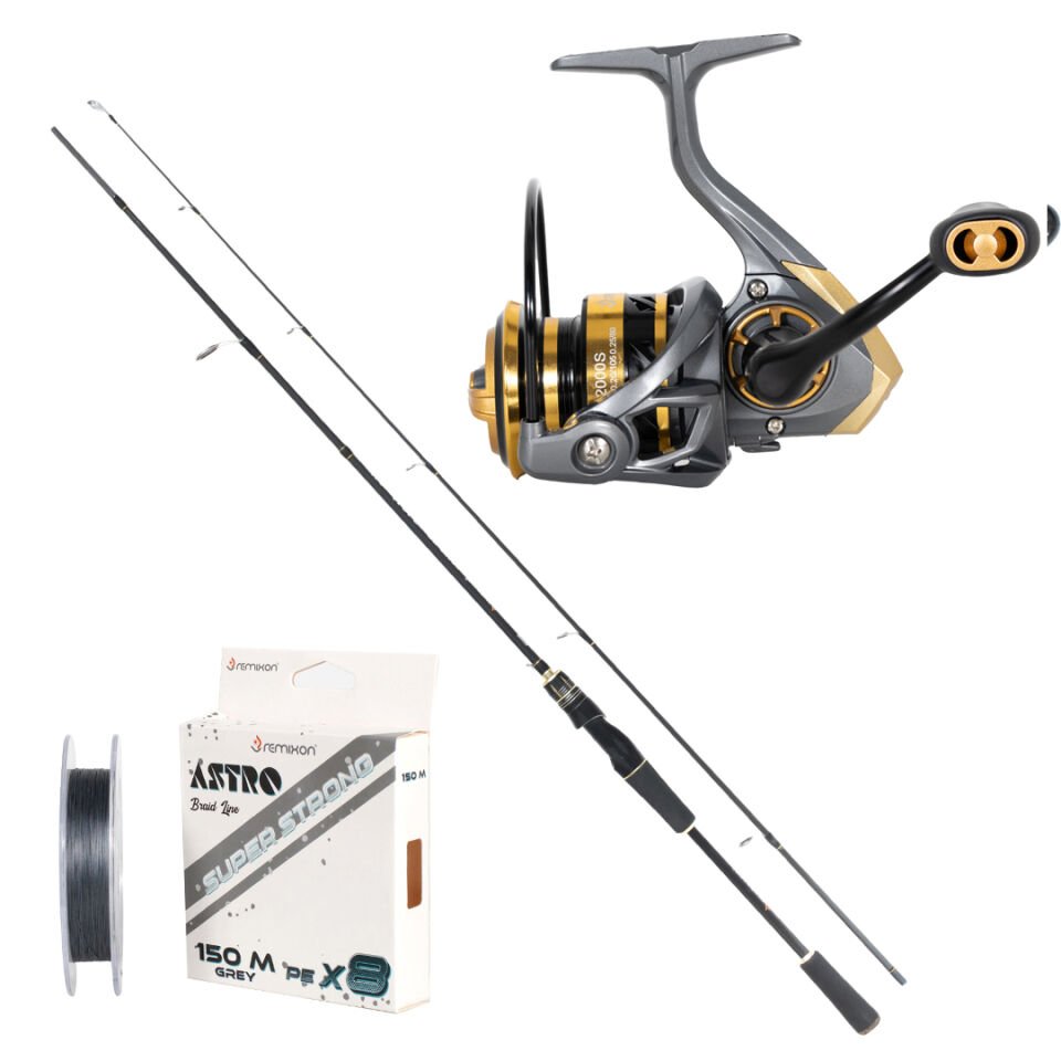 REMIXON FOCUS BG 2.70M 5-35GR 2P KAMIŞ+BG4000M 5+1BB MAKARA, SET