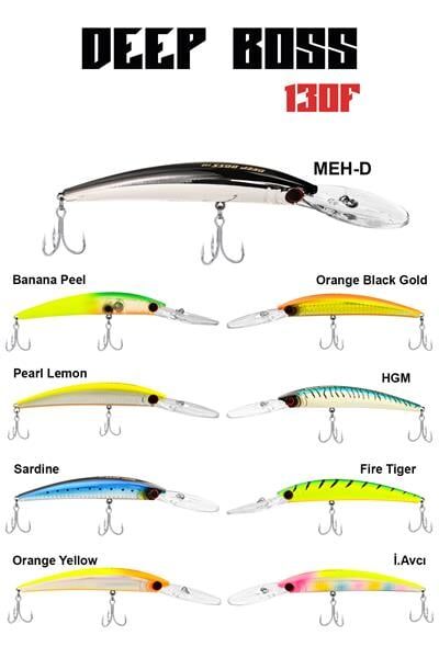 Fujin DeepBoss 130F 24gr  Maket Balık