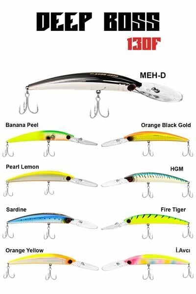 Fujin DeepBoss 130F 24gr  Maket Balık