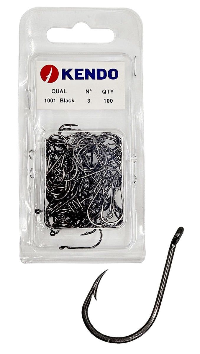 Kendo (1001) Black Nickle Halkalı İğne 100 Adet