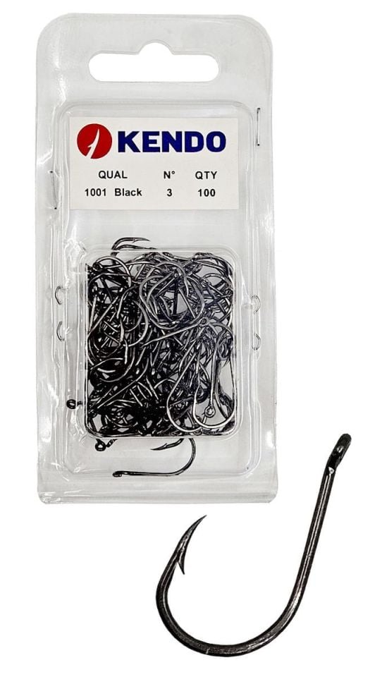 Kendo (1001) Black Nickle Halkalı İğne 100 Adet