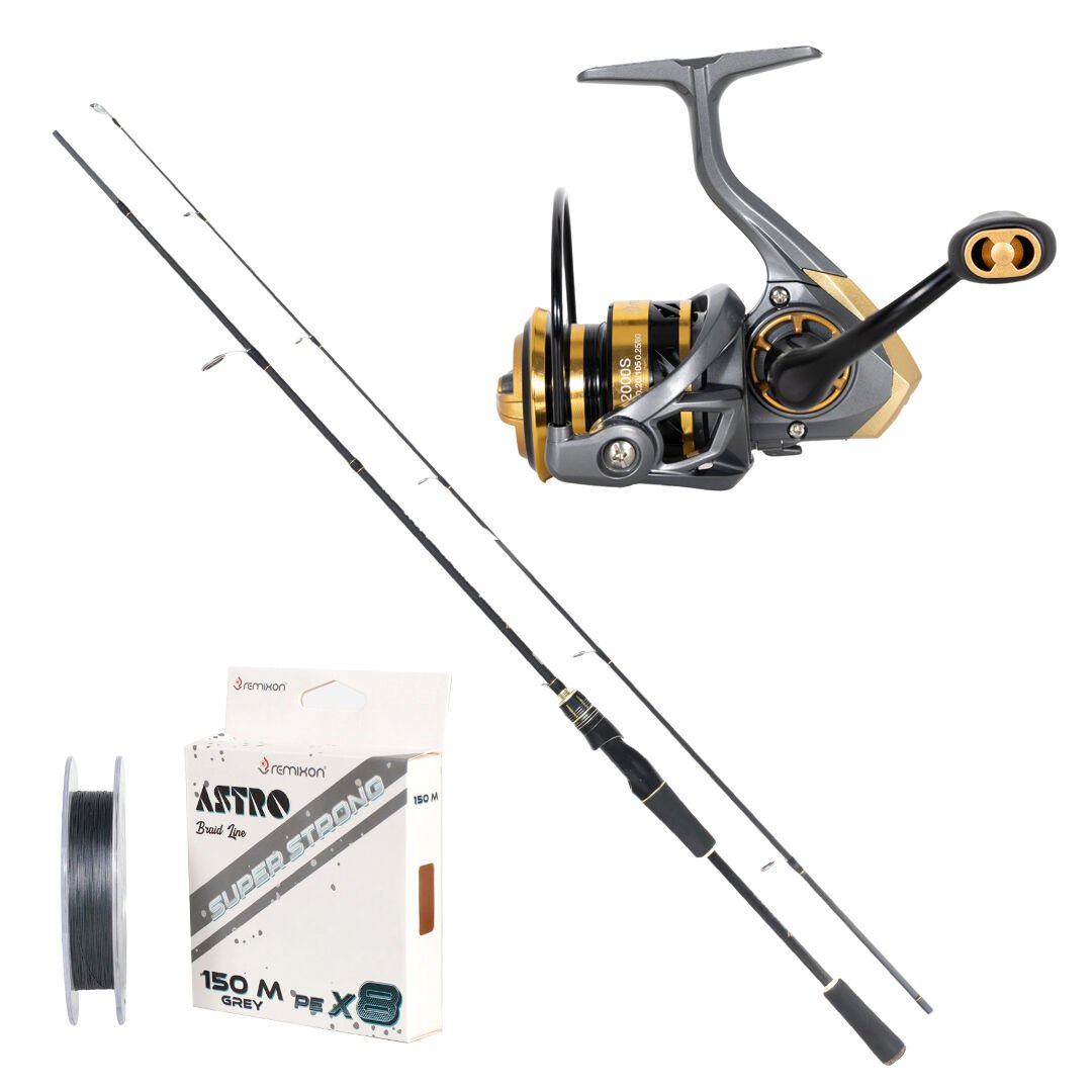 REMIXON FOCUS BG 2.30M 3-25GR 2P KAMIŞ+BG2000S 5+1BB MAKARA, SET