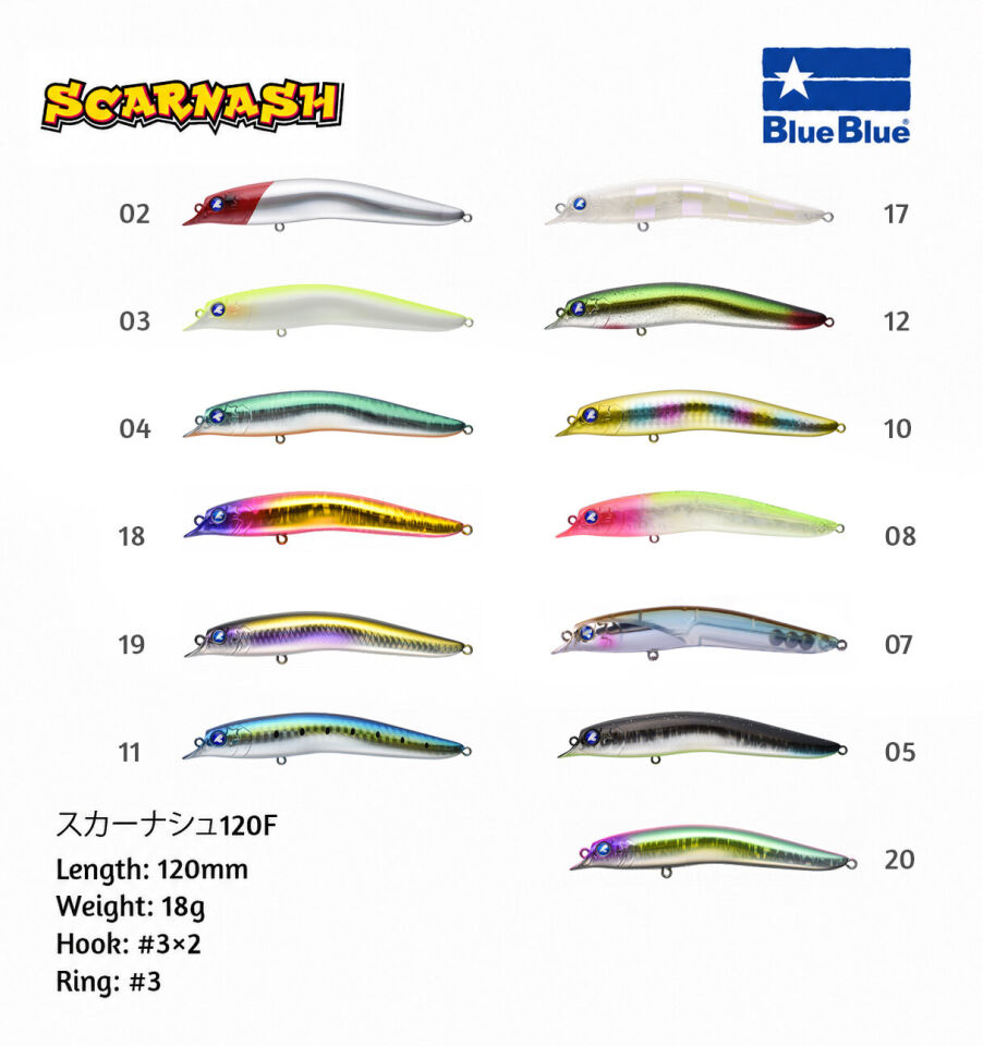 SCARNASH 120 FLOATING 18G #20