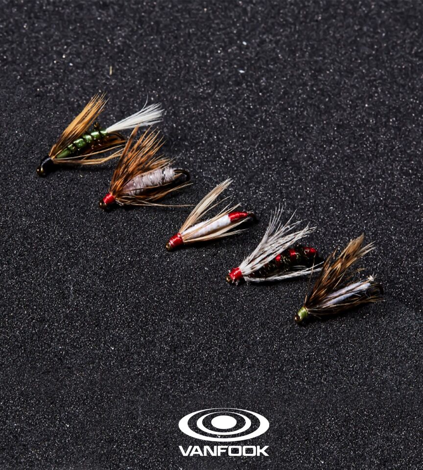 VANFOOK VTF-050 TENKARA FLY WET 5P #12